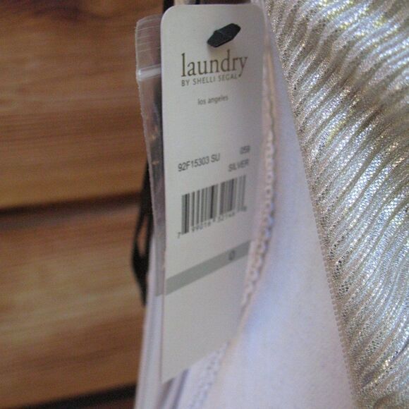 NWT Metallic Cocktail Mini Dress - Picture 7 of 8